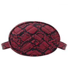 Snakeskin pattern Lady Waist Bag Oem Waist Belt Bag Fashion Crossbody Waist Bag